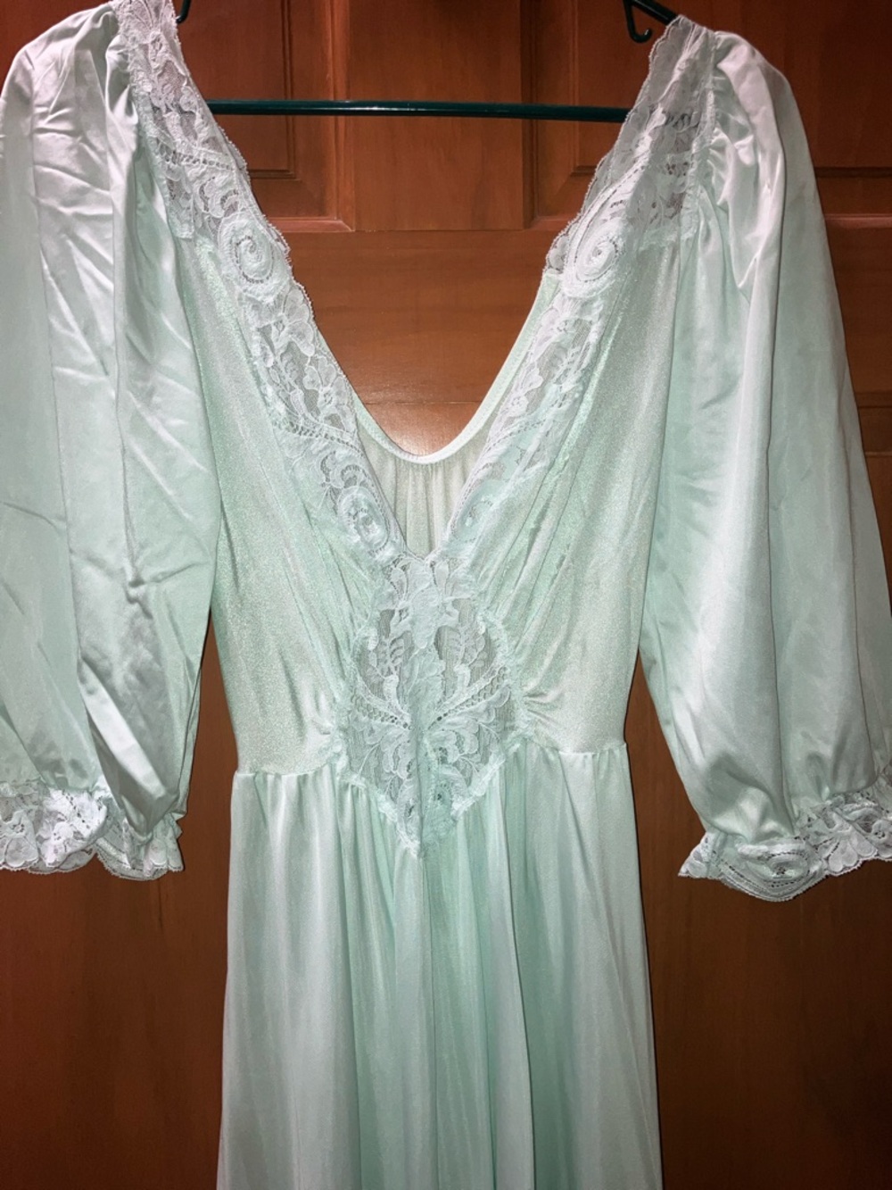 Pale Mint Green Vintage Olga